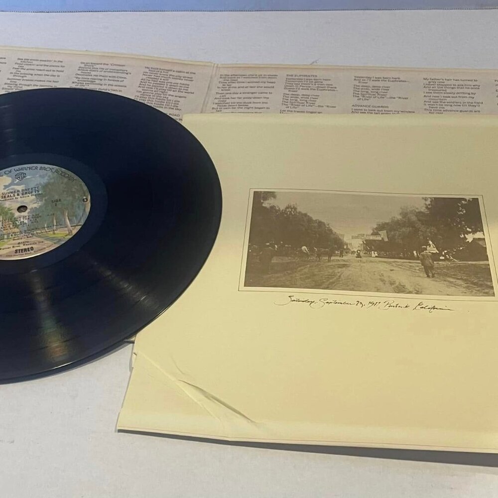 Seals & Crofts Summer Breeze Vinyl Record 1972 Warner Bros LP Stereo Gatefold